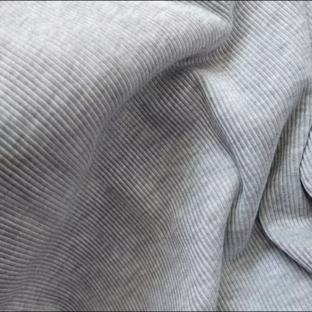 KAIN BAHAN  KAOS RIB KNIT COTTON CVC/ RIB BUR