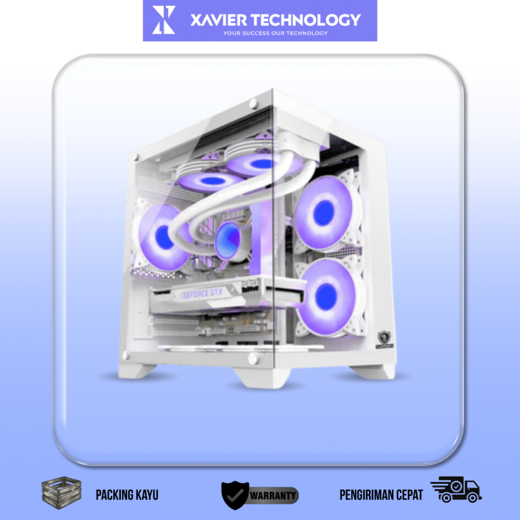 PC GAMING RYZEN 5 8600G AM5 RAM 32GB SSD 512 FULLSET MONITOR 24 Termurah