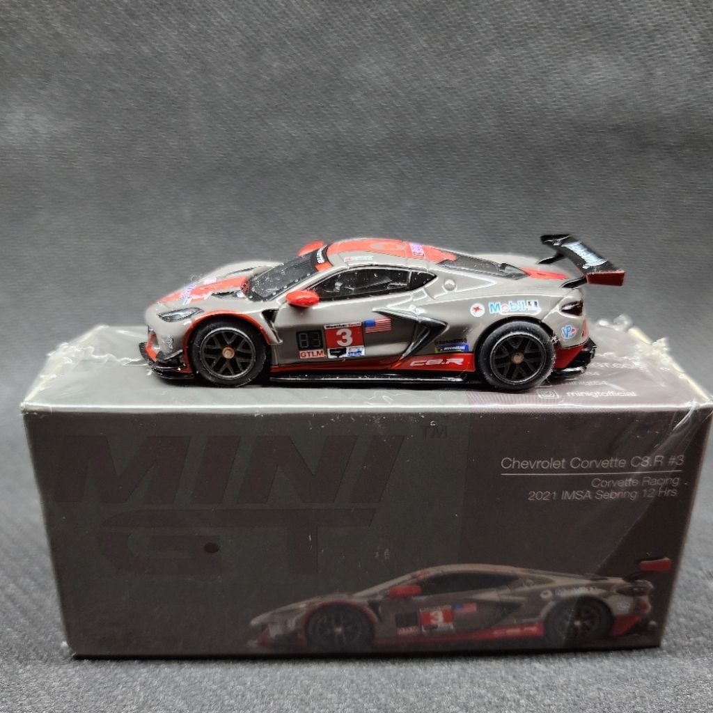 Mini GT 315 Chevrolet Corvette C8.R #3 (Grey)