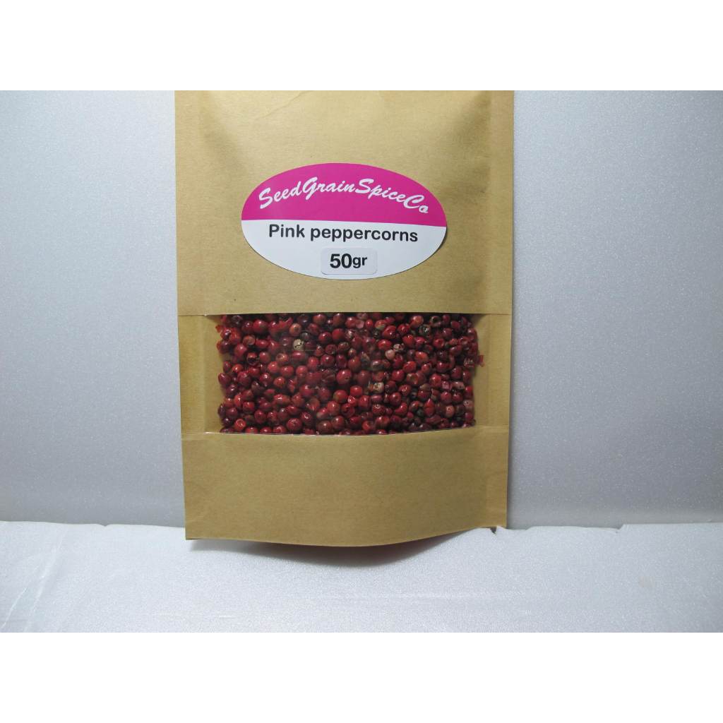 

Pink Peppercorns whole 50g peppercorn, Used in Cuisine with a delicate, fruity, and slightly peppery flavor
