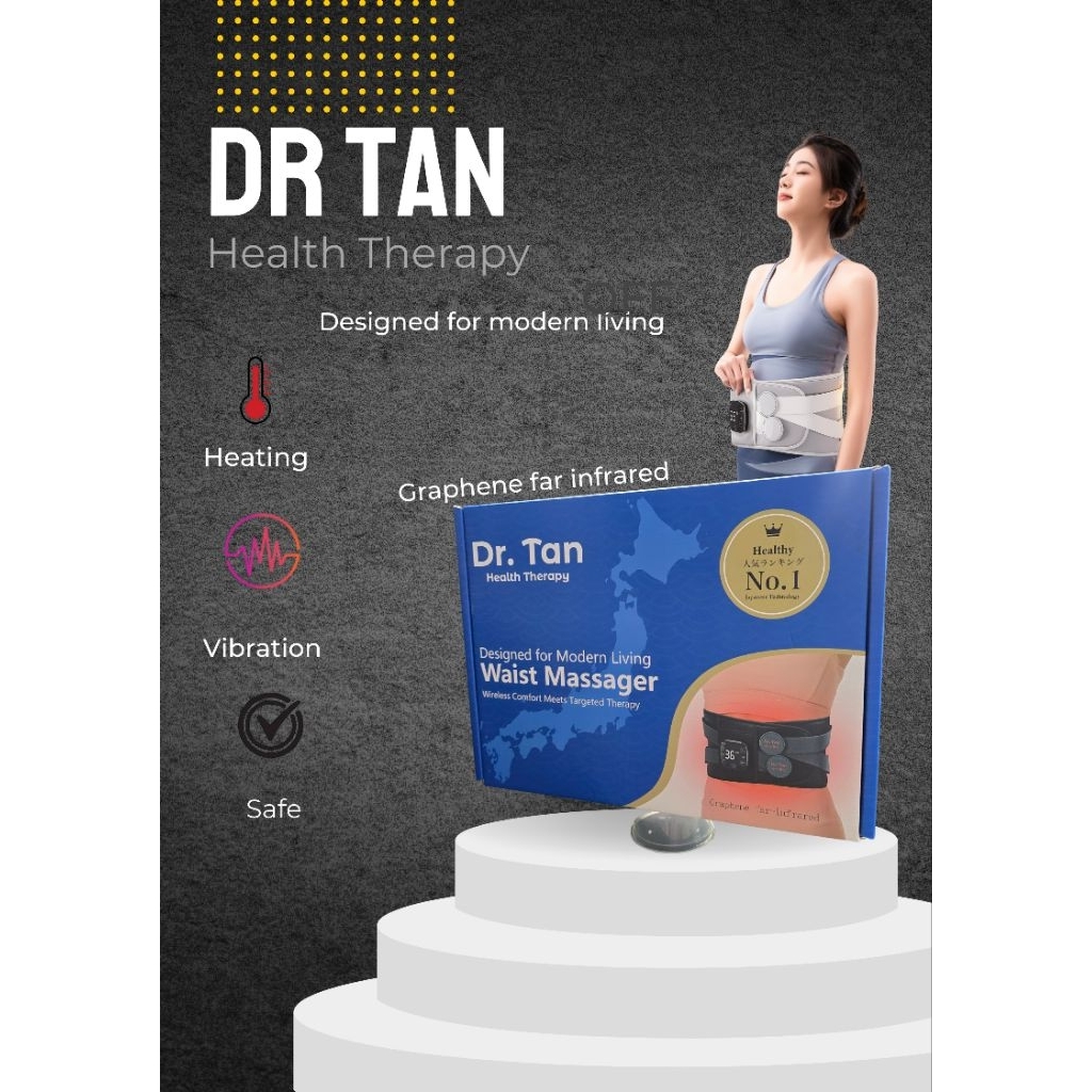 Sabuk pemanas pinggang, getar, neo genki power, sabuk power bank