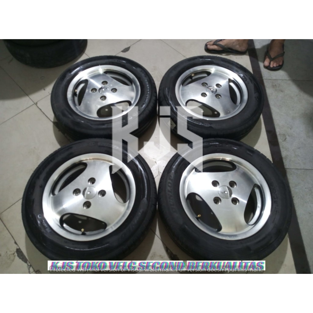 READY STOK VELG RACING SECOND MODEL COPOTAN KARIMUN RING 13 LEBAR 4.5 LOBANG BAUT 4X100 PNP KARIMUN 