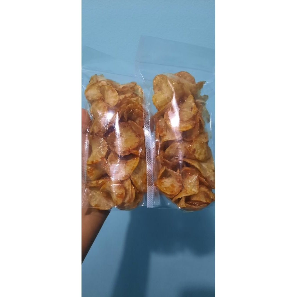 

KERIPIK SINGKONG JADUL NAGIH 50gr 100% CABE ASLI **RESEP ORI BY OWNER