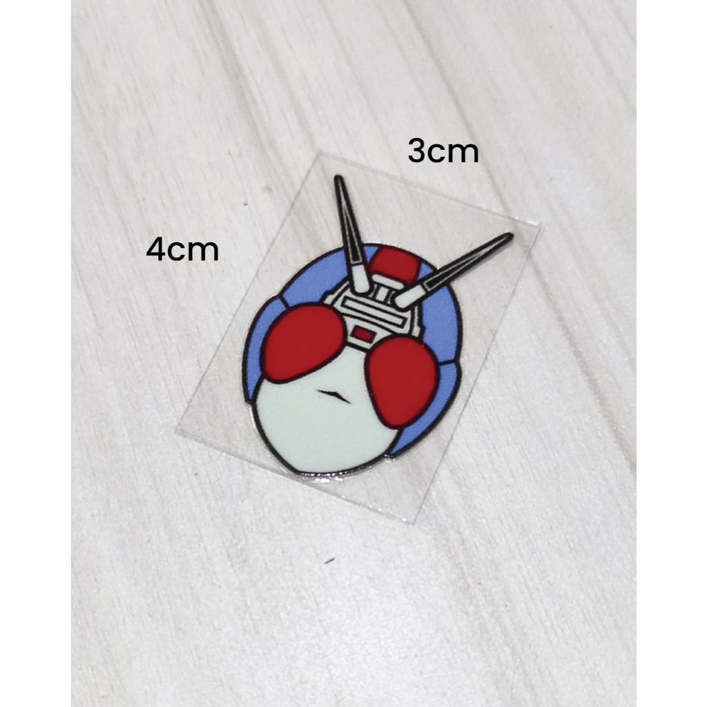 sticker DTF permanent kamen rider black RX BIO