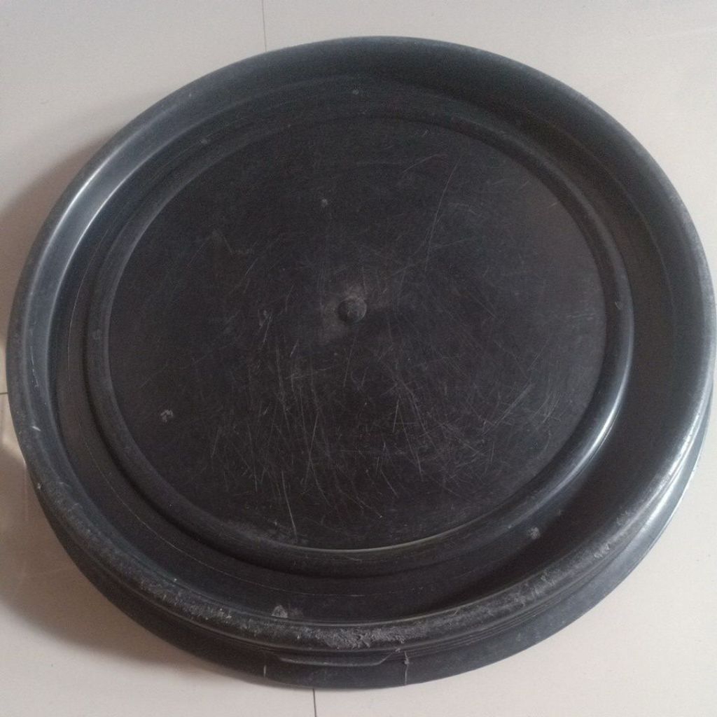 tutup bekas drum plastik 120L / tutup tong biru 120L