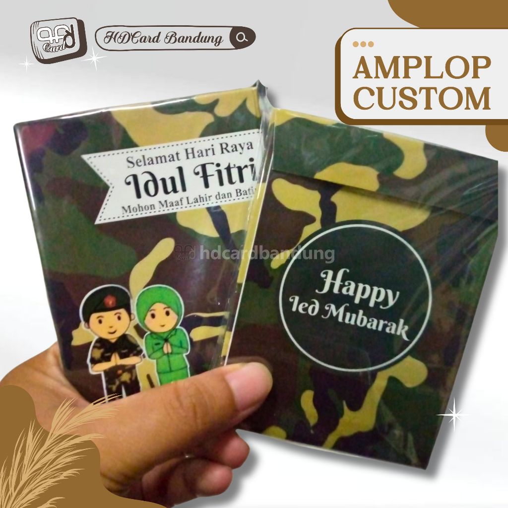 

Amplop Lebaran Custom Nama & Foto - Amplop THR Lebaran 1 Pack isi 8 pcs
