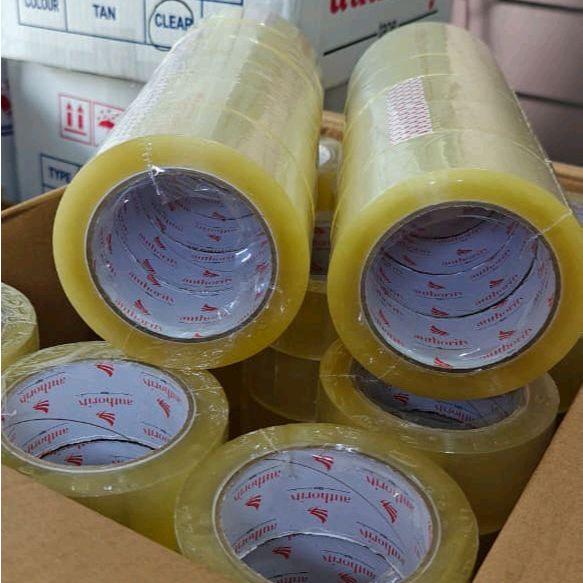 

Lakban bening 45mm x 90Yard premium kuat lekat ( 1 pcs )