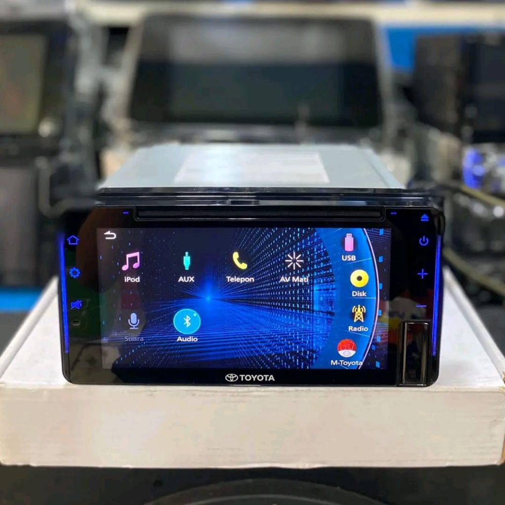 double din head unit  baru original kenwood copotan  Toyota Hiace premio