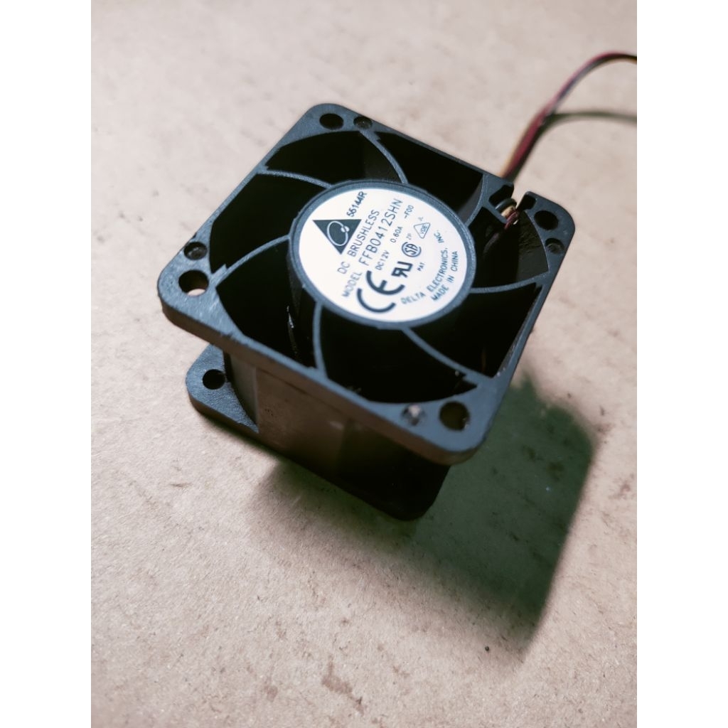 DELTA FAN KIPAS HIGH SPED 12VOLT 0.60A 3PIN 4X4CM