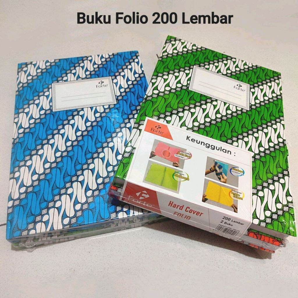 

FORTE Hard Cover Folio | Buku isi 200 Lbr