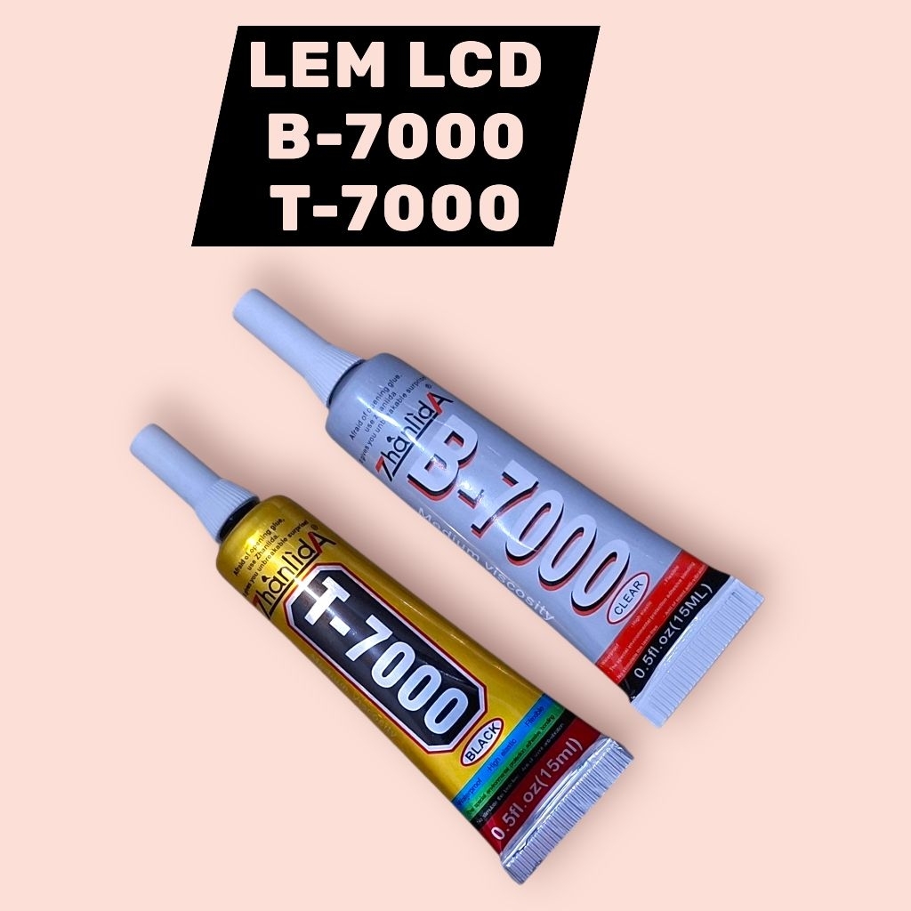 Lem LCD HP Toucreem B7000 T7000 15ml lem Zhanlida set ori new