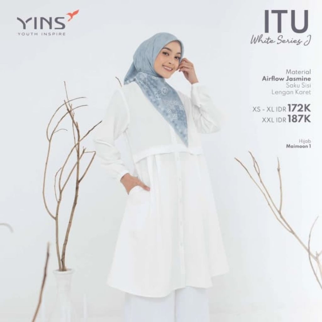 ITU WHITE SERIES J TUNIK PUTIH YINS INSPIRE