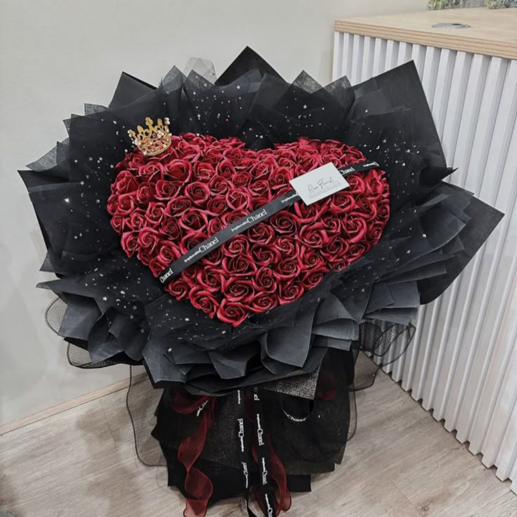 

Kelopak Bucket Bunga Satin isi 50 pcs/Kelopak Pita Satin Langsung Pasang