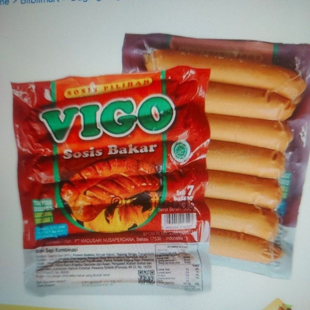 

Vigo Sosis Bakar Long 500g Instant Only