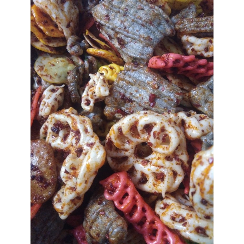 

Kerupuk seblak mix/sebring/seblak kering