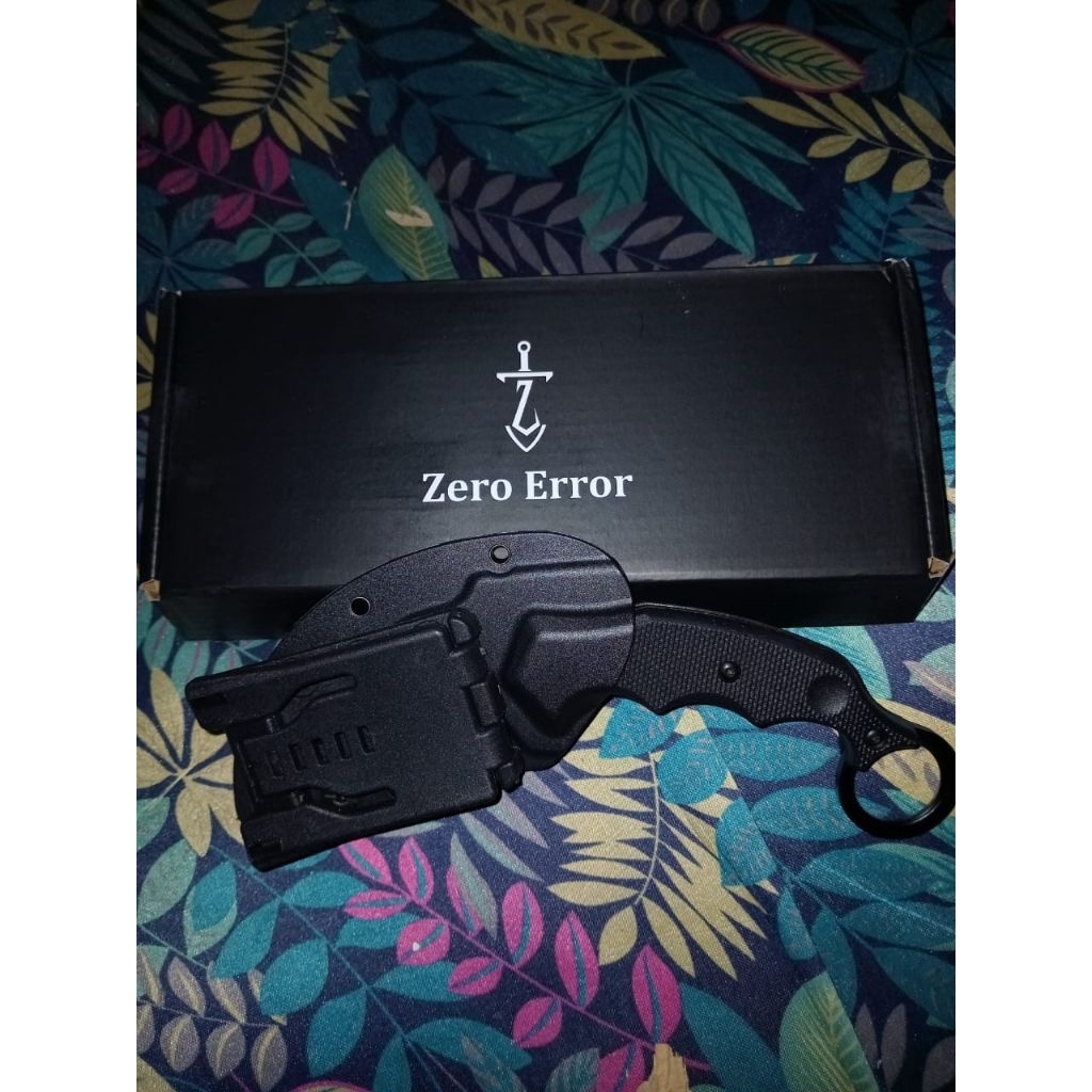 Karambit Zero Eror Tactical Pisau Outdoor Survival Original