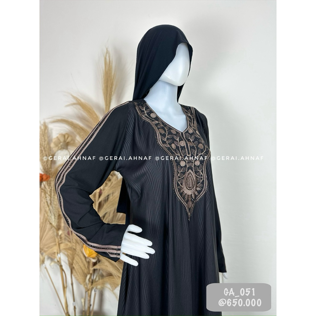 GA_051 / ABAYA ORI SAUDI / ABAYA ARAB SAUDI / ABAYA IMPORT SAUDI / ABAYA ORIGINAL / ABAYA ASLI SAUDI