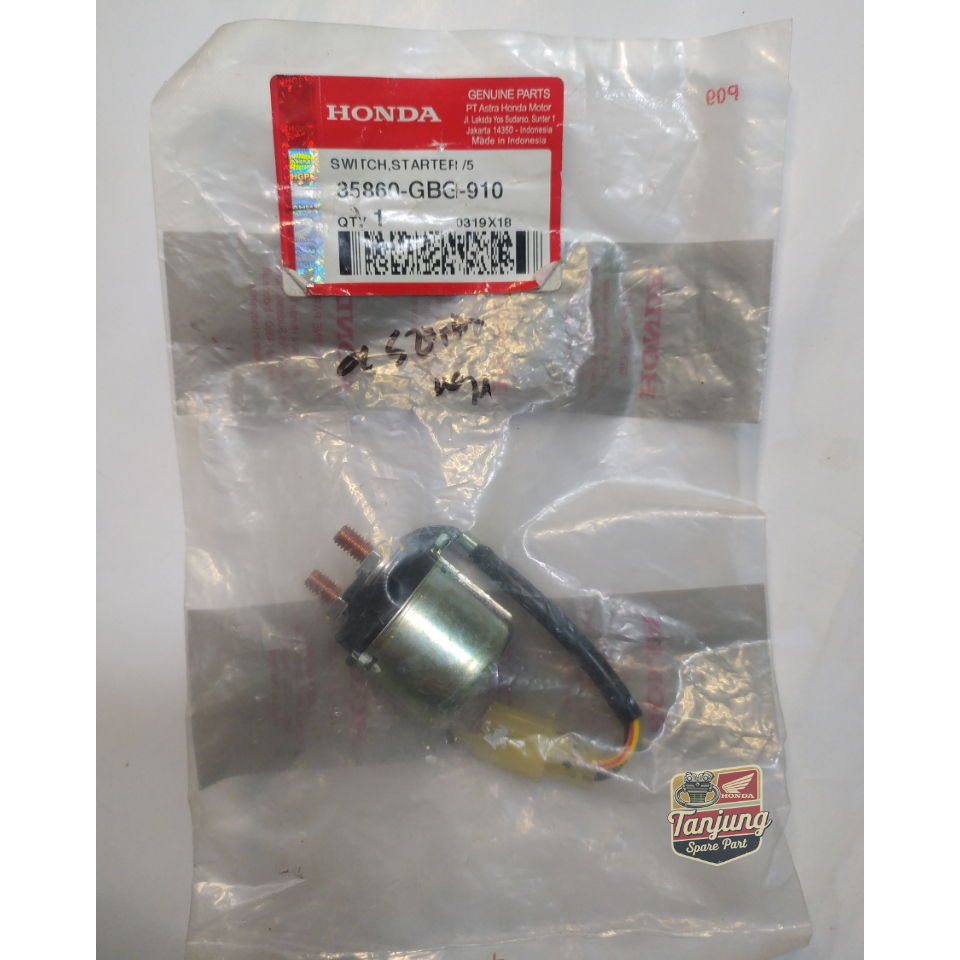 Bendik Stater Relay Stater Switch Stater Honda Grand Impressa Legenda Supra ORI 35860-GBG-910
