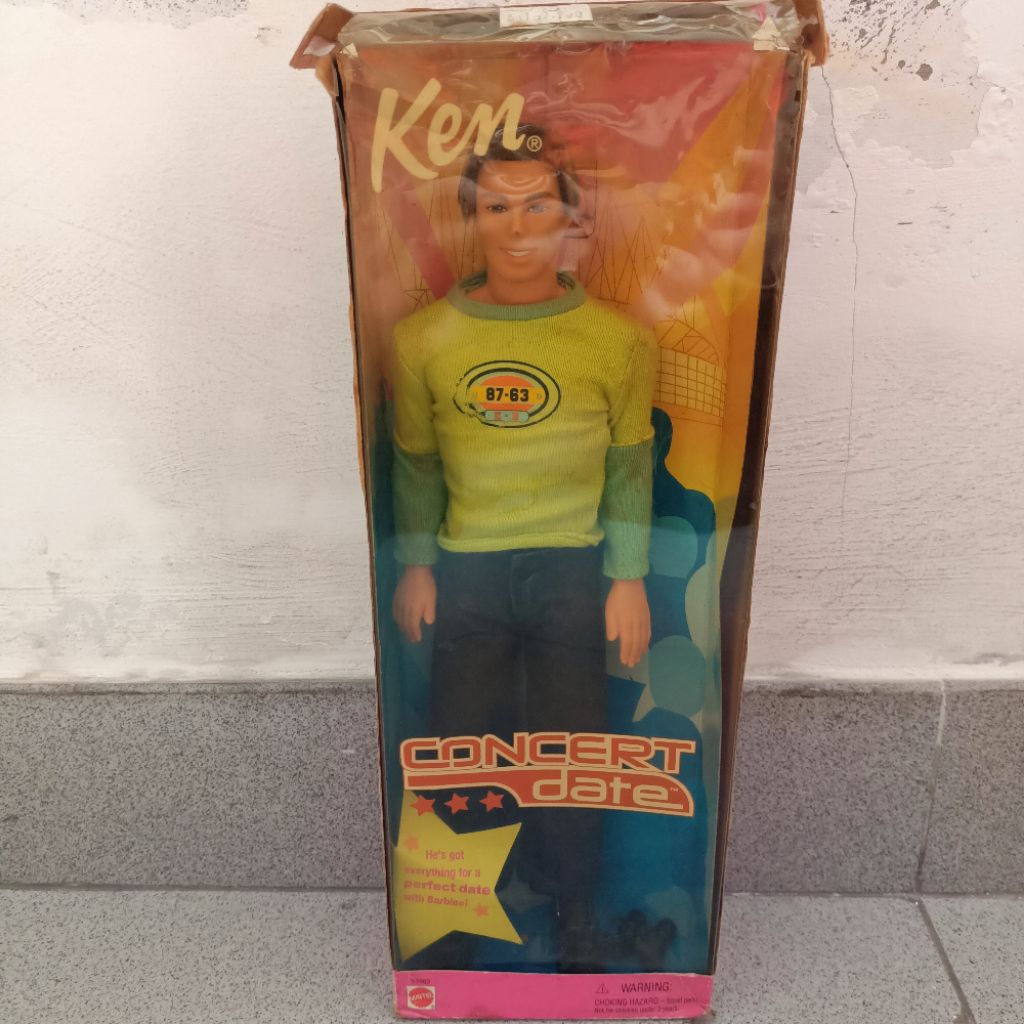 Mainan boneka Barbie Ken Concert Date Preloved