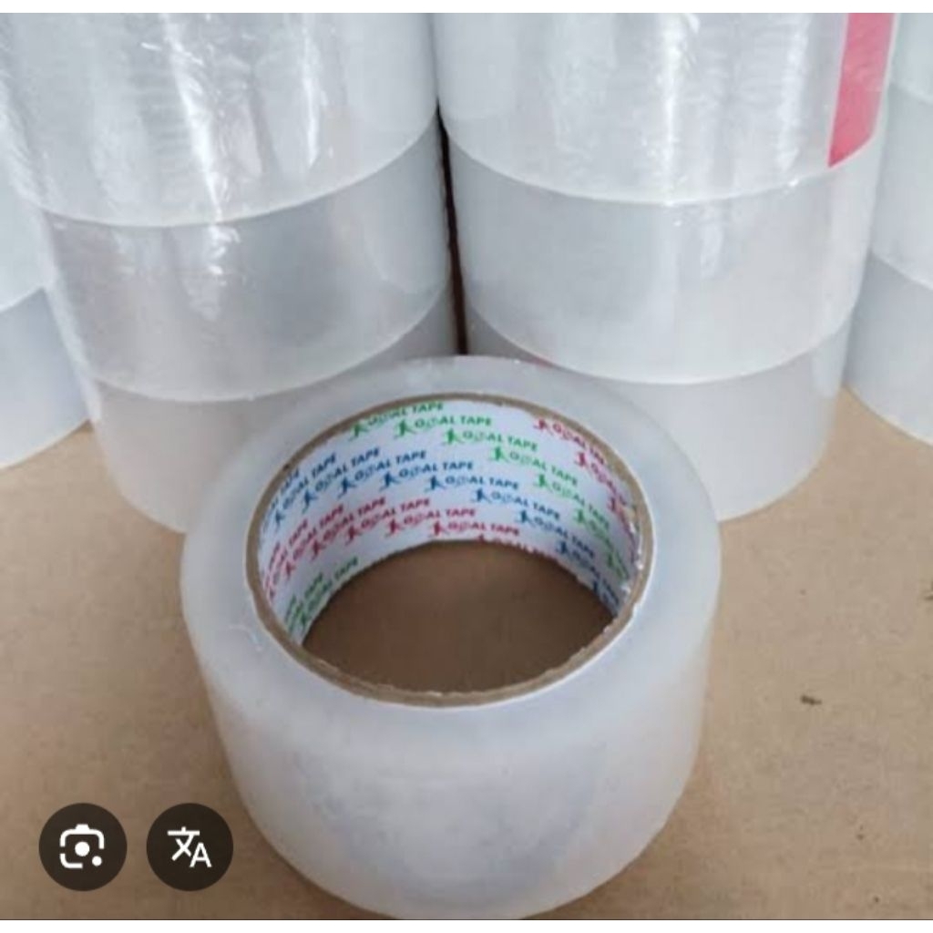 

lakban perekat warna bening isi 6pcs