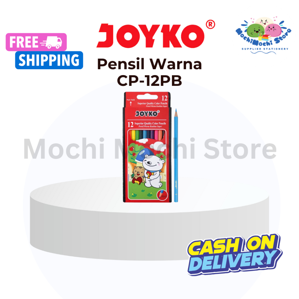 

HARGA GROSIR PER PACK Pensil Warna Joyko Panjang CP-12PB | 12 Warna | Colour Pencil | Pensil Warna | Coloring Pencil | Pensil Warna Panjang | Color Pencils Hexagonal Grip