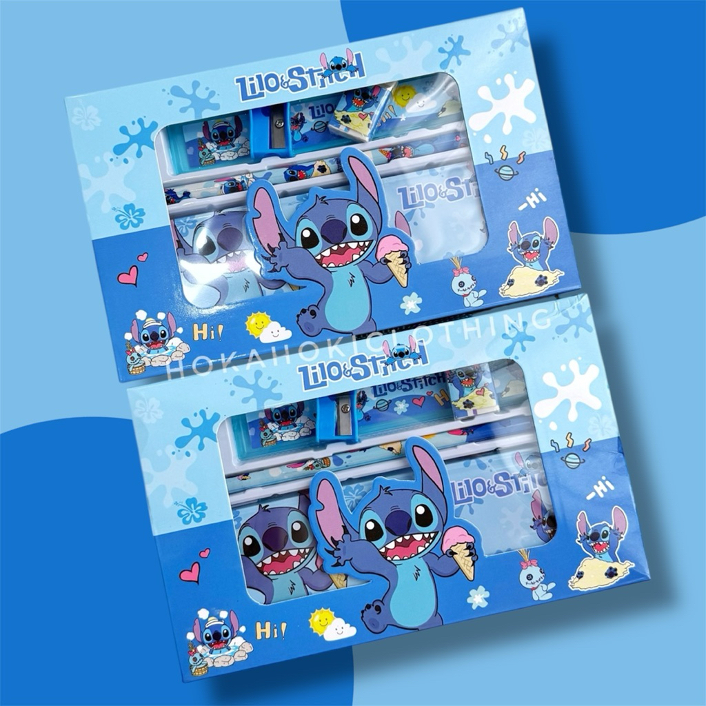 

Set Alat Tulis 5 In 1 / Stationery Set Lucu Karakter / Paket Perlengkapan Alat Tulis / Souvenir Hampers Anak Sekolah / Paket Alat Tulis Lilo & Stitch / Paket Alat Tulis Stitch
