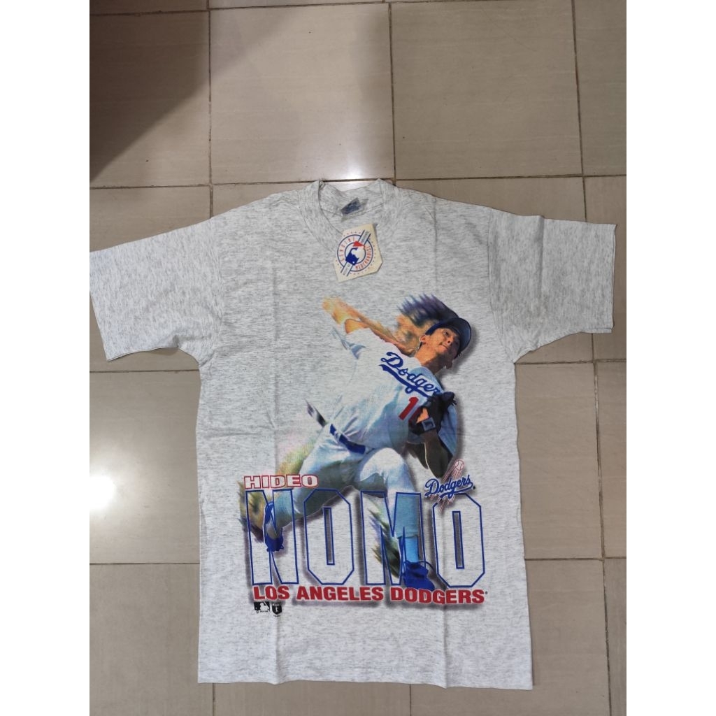 T-Shirt Vintage 90s Dodgers Hideo Nomo