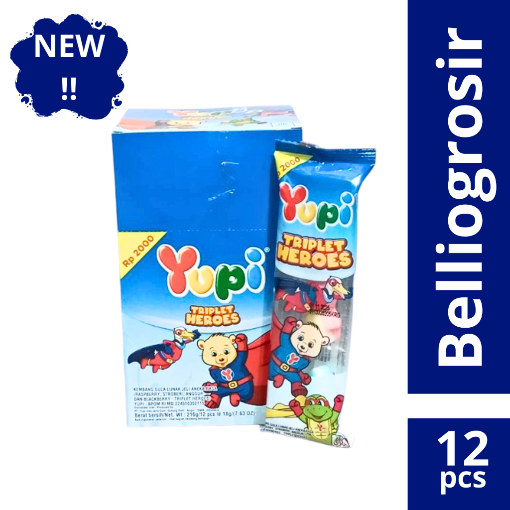 

YUPI TRIPLET HEROES D.BOX isi 12pcs