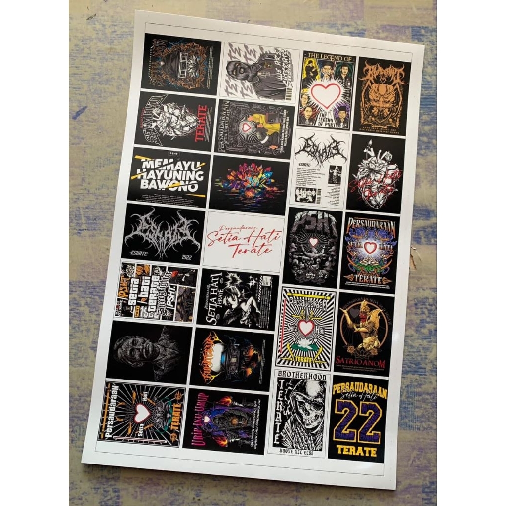 

Stiker Lembaran PSHT