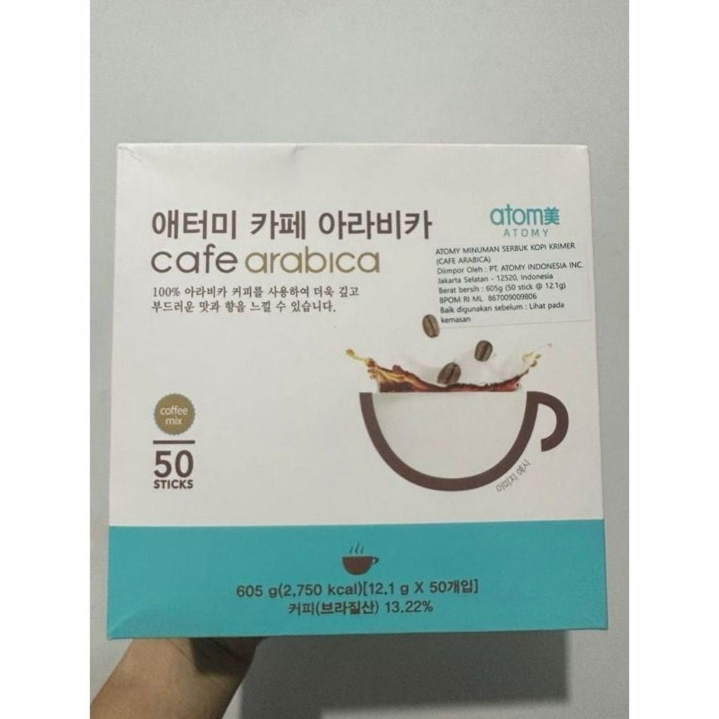 

Kopi Arabica isi 50s BOX SEGEL