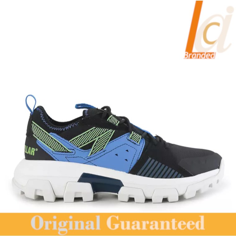 Sneakers Pria Original Caterpillar Raider Sport - Hitam/Biru