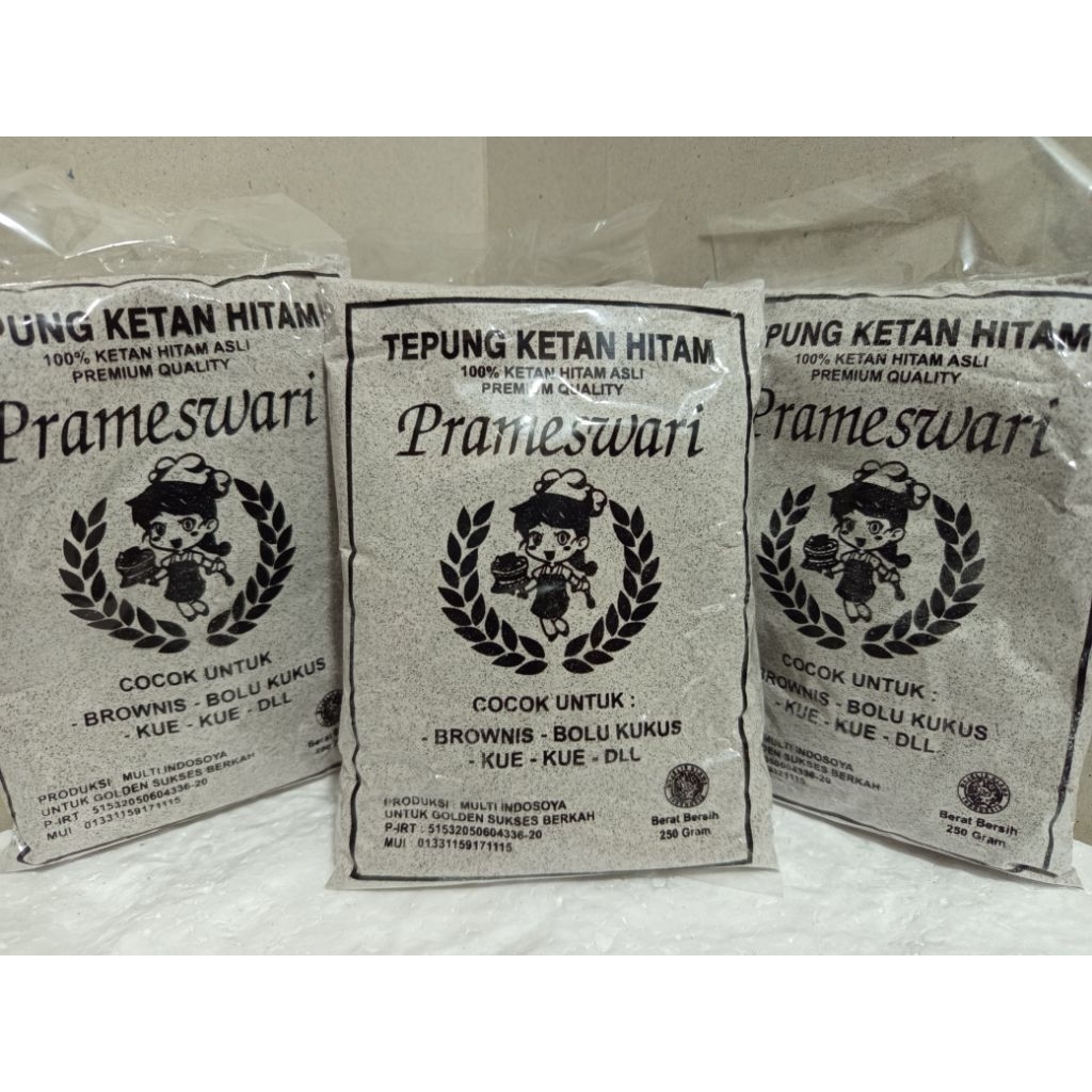 

Tepung ketan hitam Prameswari 250gr