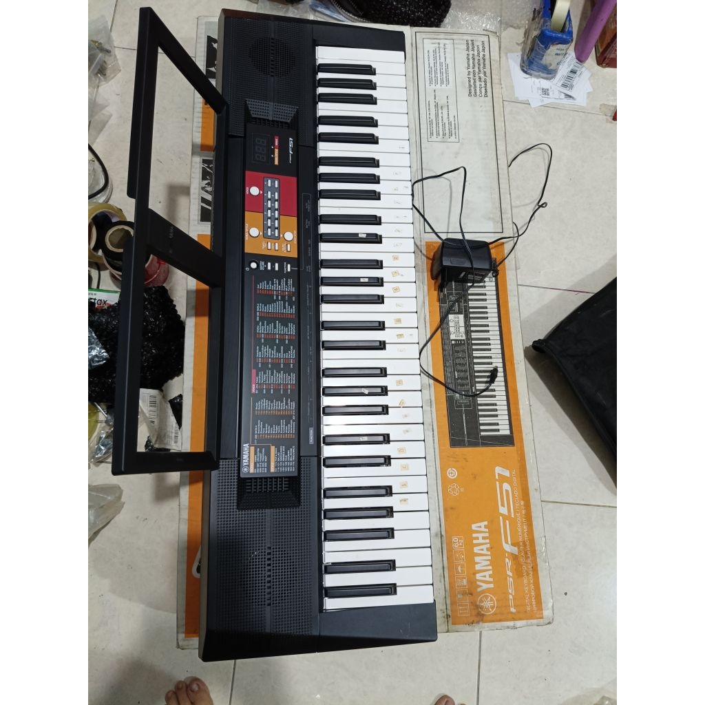 KEYBOARD YAMAYA BEKAS SECOND PSR-F51 MASIH BAGUS DI JAMIN
