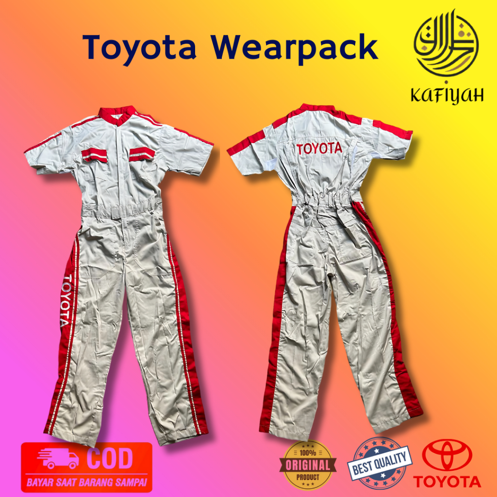 TOYOTA WEARPACK || SERAGAM MEKANIK TOYOTA || WEARPACK SERAGAM MEKANIK TOYOTA