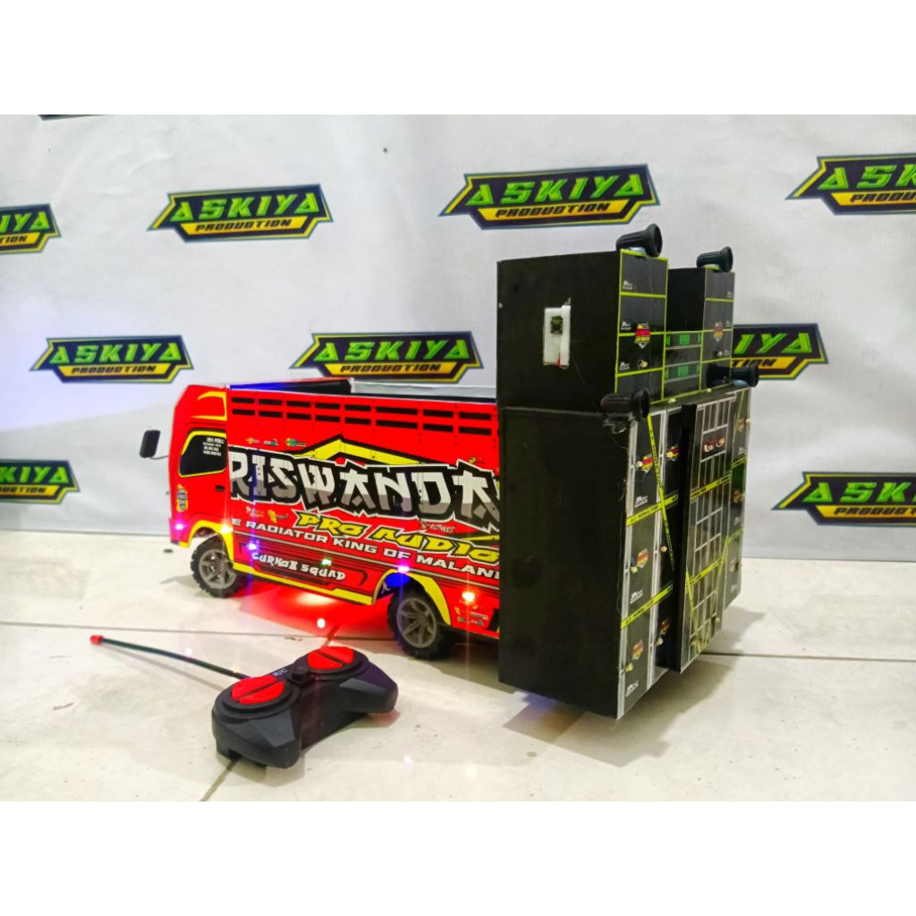 MINIATUR TRUCK OLENG REMOTE CONTROL/MINIATUR SOUND HOREG