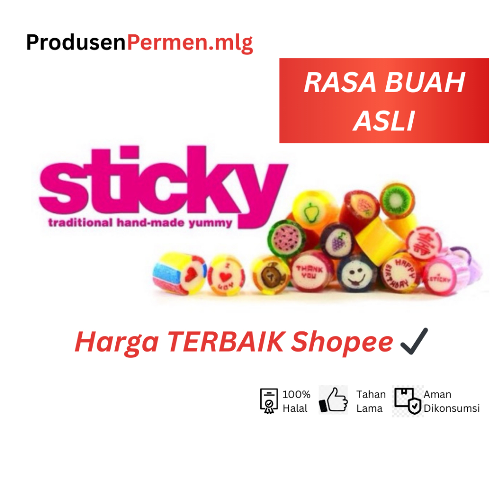 

Sticky Candy Permen Viral 1kg Termurah Kualitas Premium