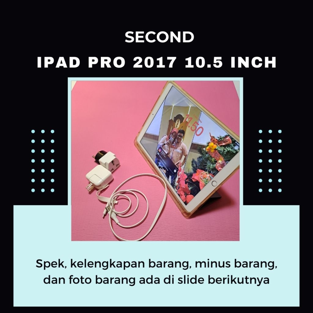 second - ipad pro 2017 10,5 inch rose gold