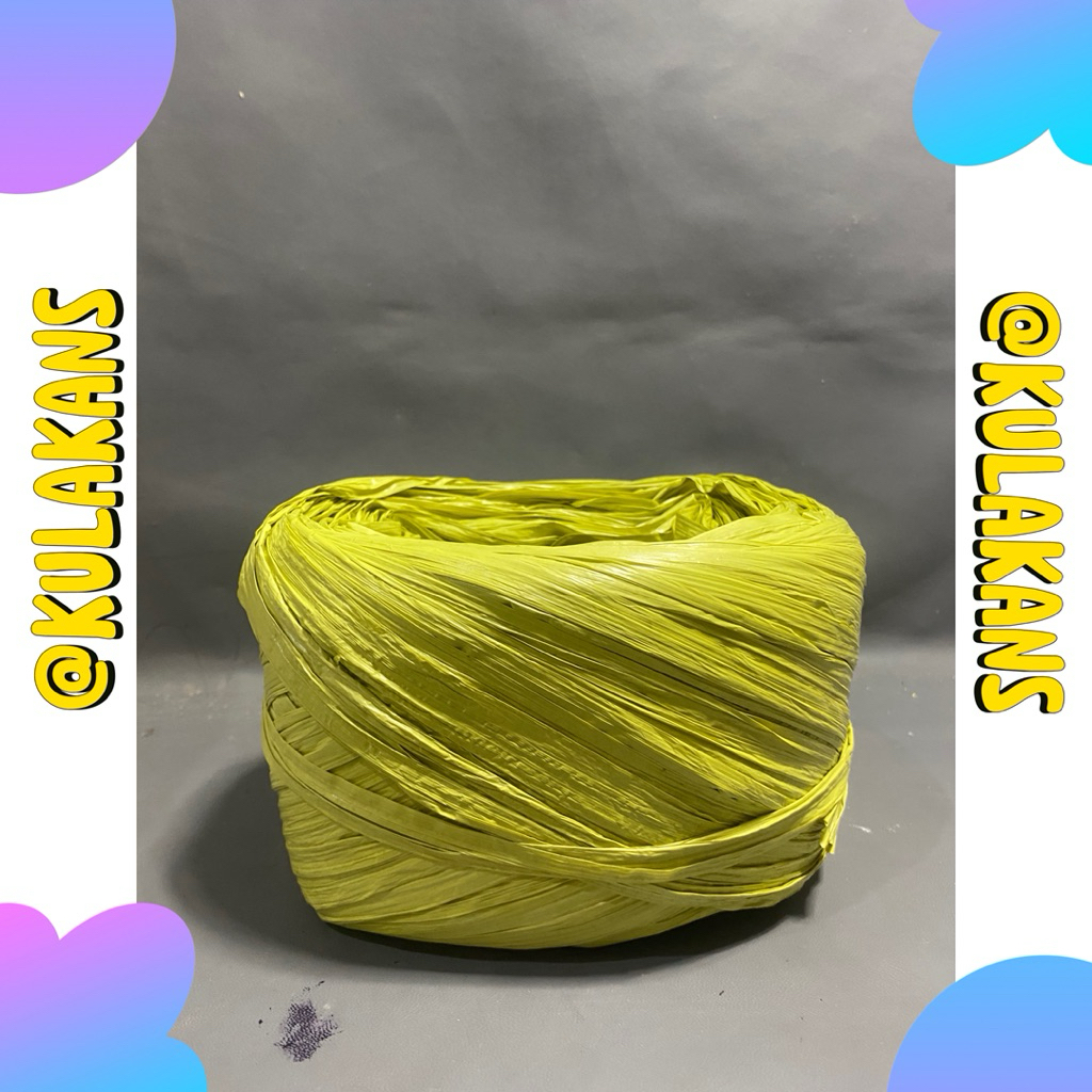 

tali rafia 500g warna kuning