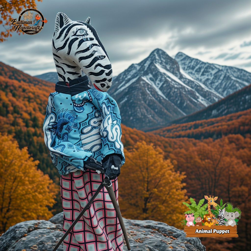 Wayang Golek Binatang Karakter Zebra