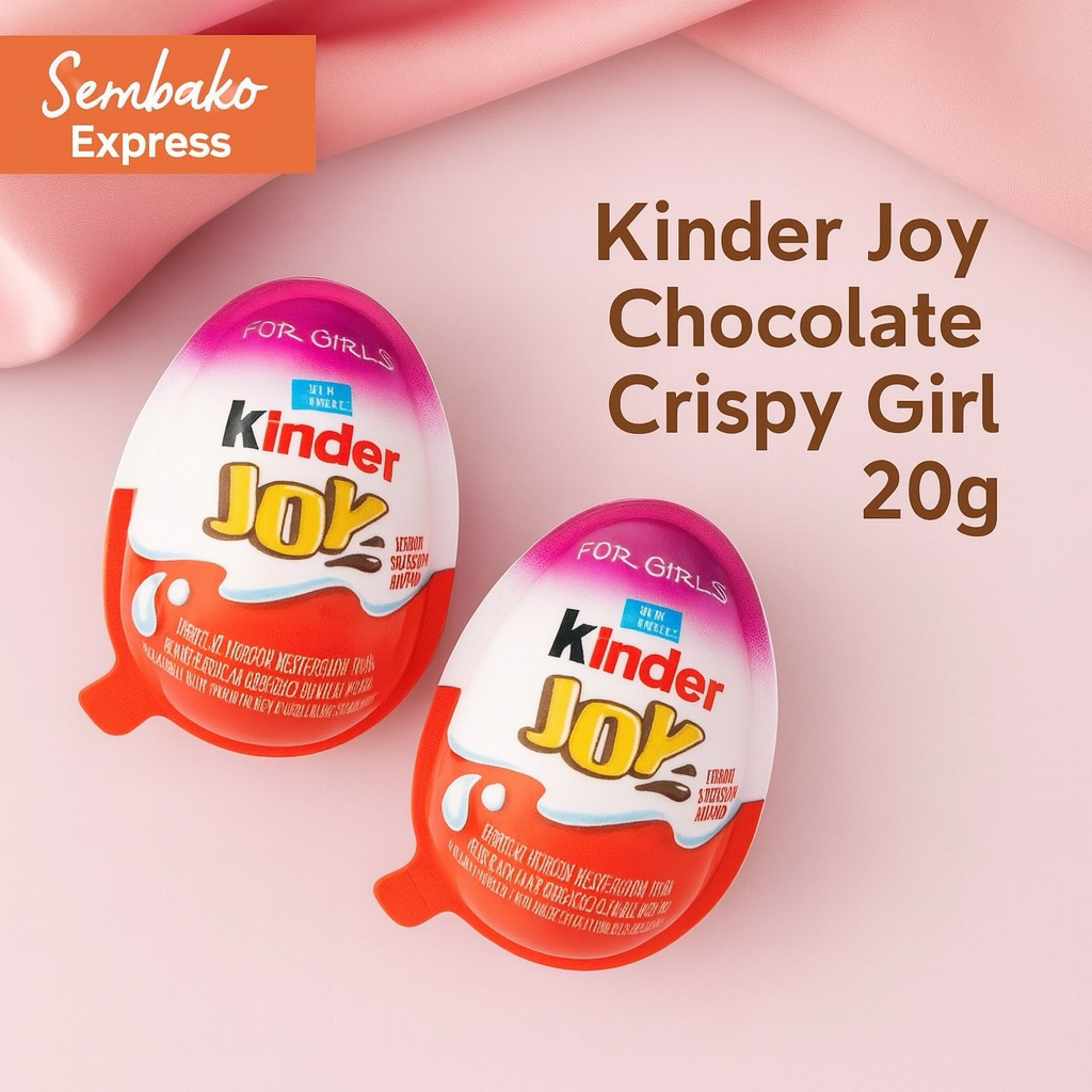 

Kinder Joy Chocolate Crispy Girl 20g – Hadiah Mainan Menarik