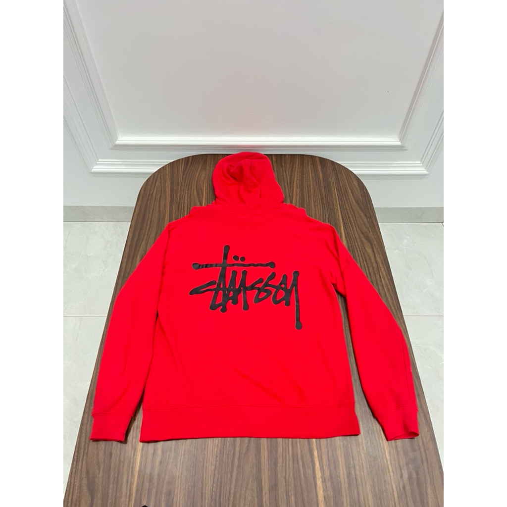 Hoodie Stussy Basic Red