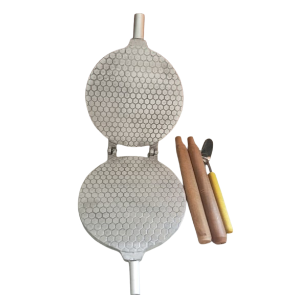 Cetakan Kue Jepit Semprong Egg Roll Bulat Sarang Lebah