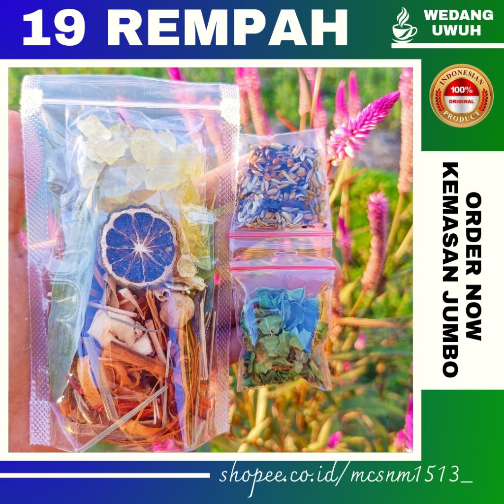 

Wedang Uwuh 19 Rempah [ KEMASAN JUMBO ] Teh Herbal Rempah JSR Untuk Asam Urat Reumatik kolesterol