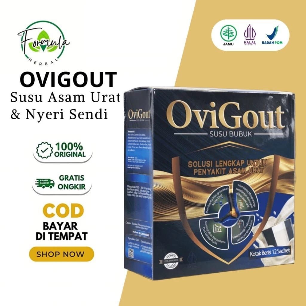 

Ovigout Asli Original Susu Khusus Untuk Asam Urat Rematik Nyeri Sendi