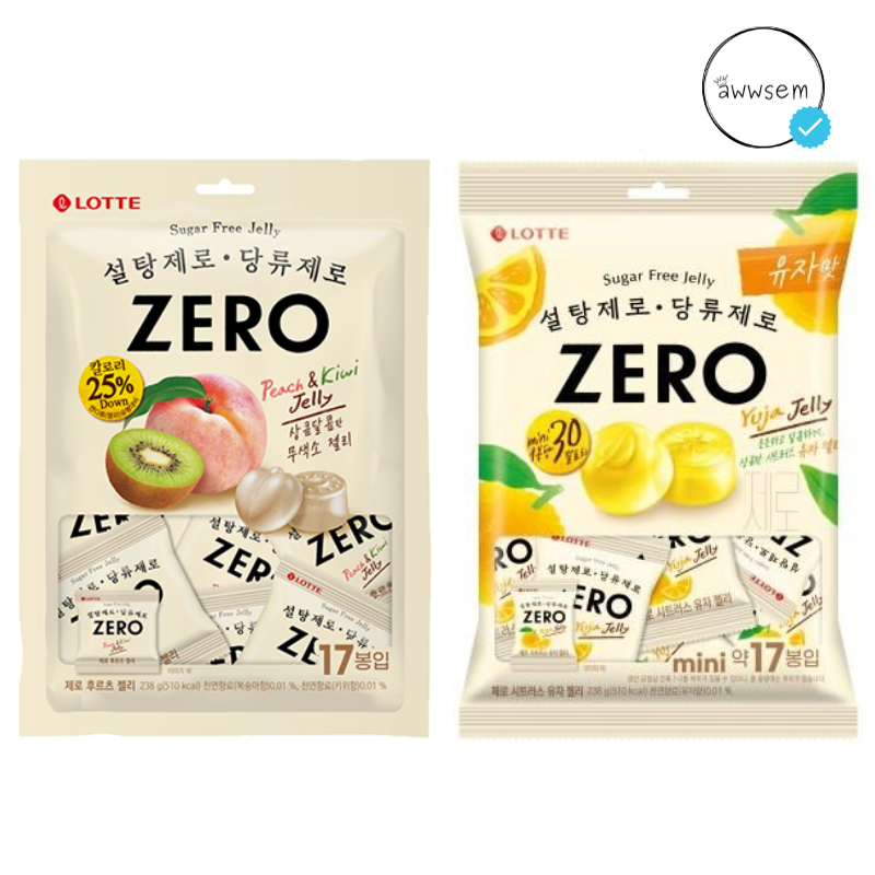 

LOTTE Zero Jelly Sugar Free Original Korea