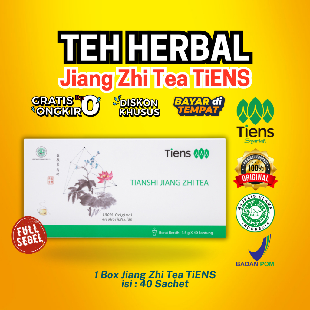 

TIENS JIANG ZHI TEA | Teh Herbal - Halal BPOM