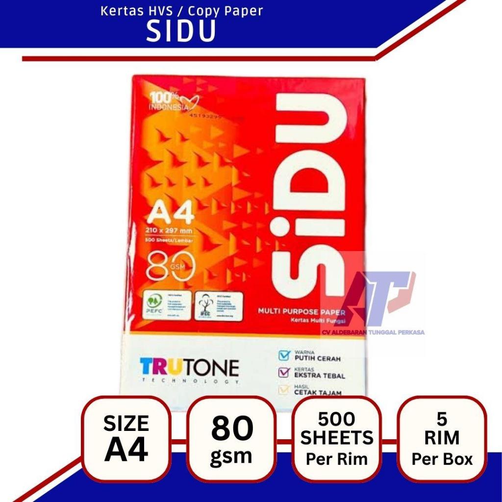 

Kertas HVS A4 SIDU SINAR DUNIA 80 gsm 1 RIM (500 Lembar) Copy Paper Print Copier Fotocopy