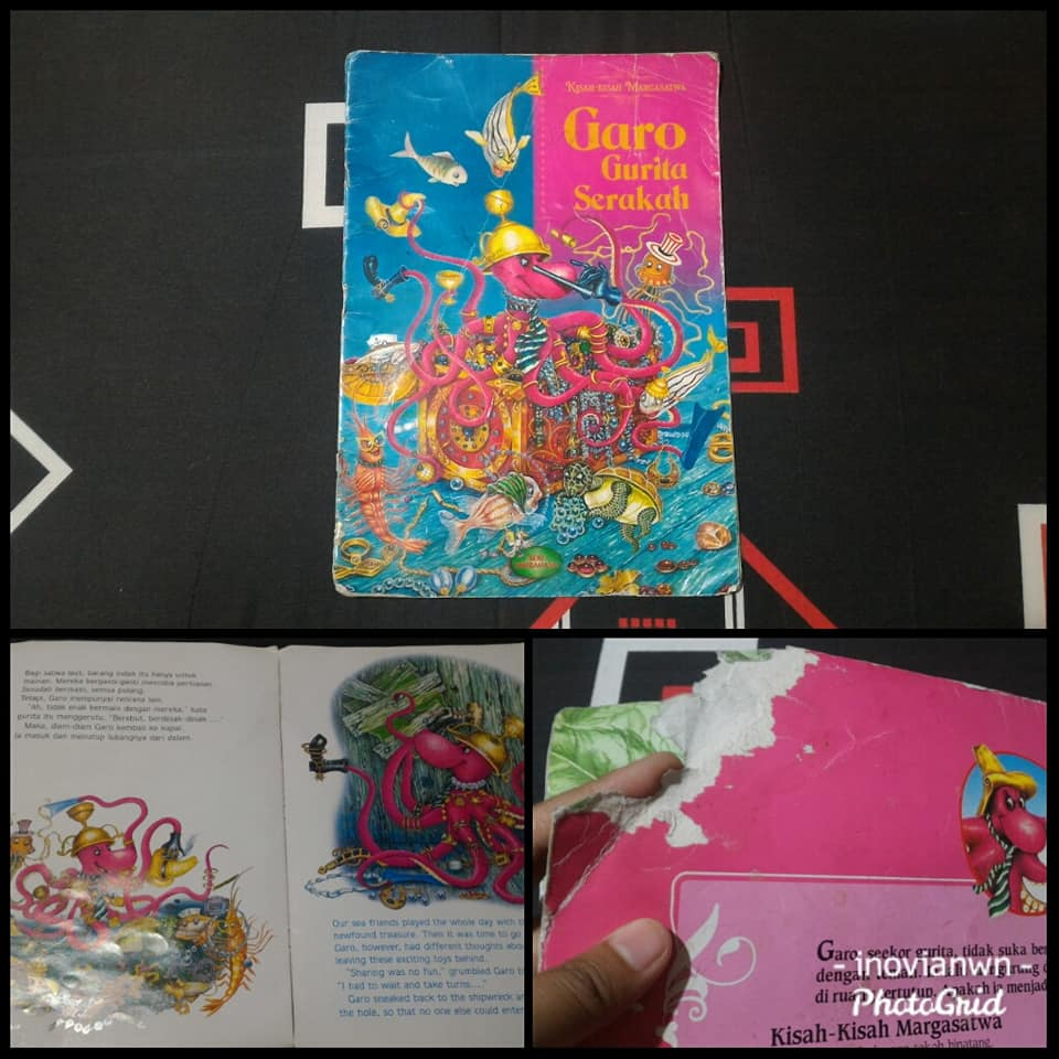 Kisah kisah Margasatwa Garo Gurita Serakah