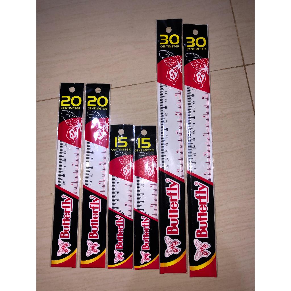 

Butterfly Plastic Ruler 15 Cm - Penggaris