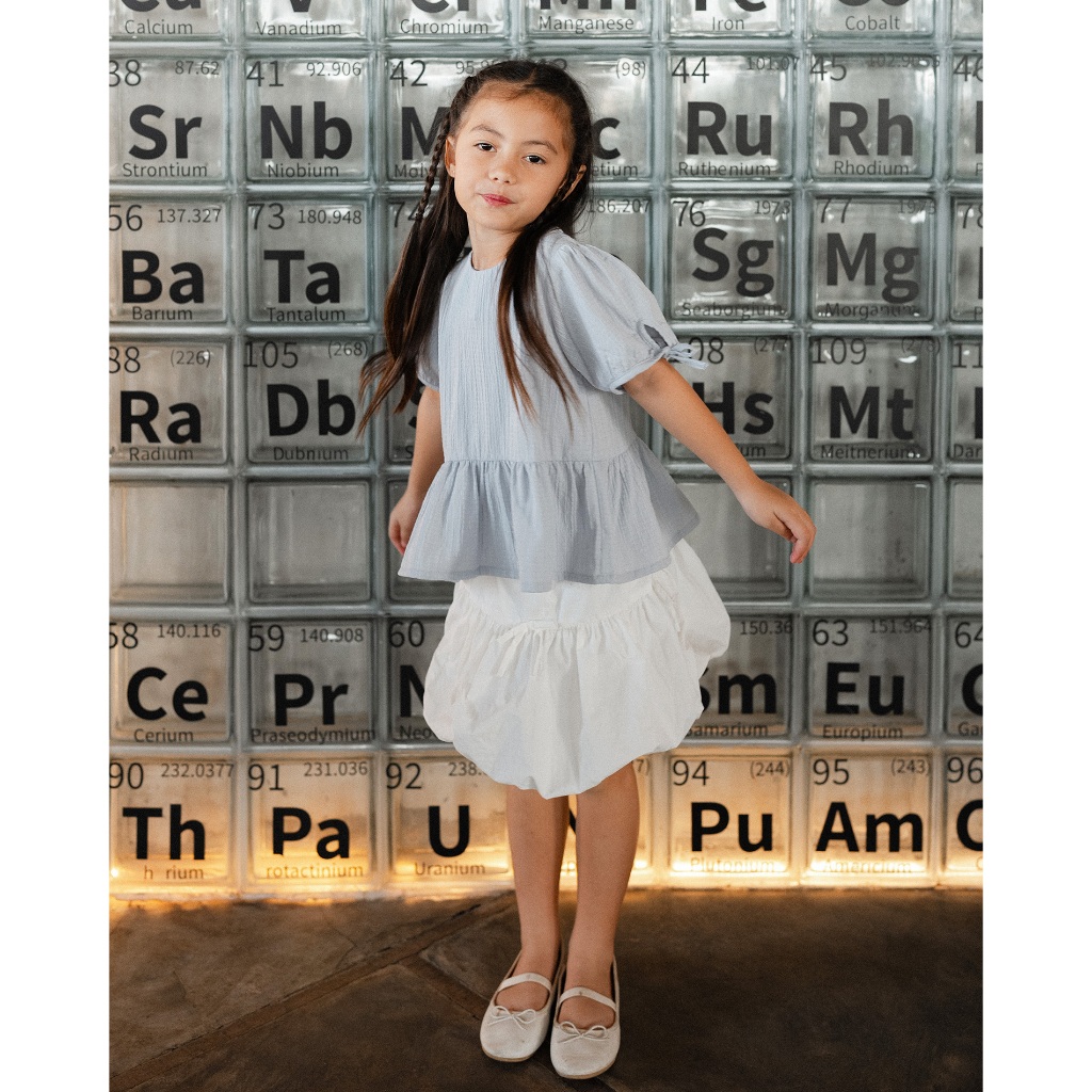 LEWIS EMMA - Misty Top (2-14 Tahun) Baju Anak Perempuan / Atasan Lengan Pendek